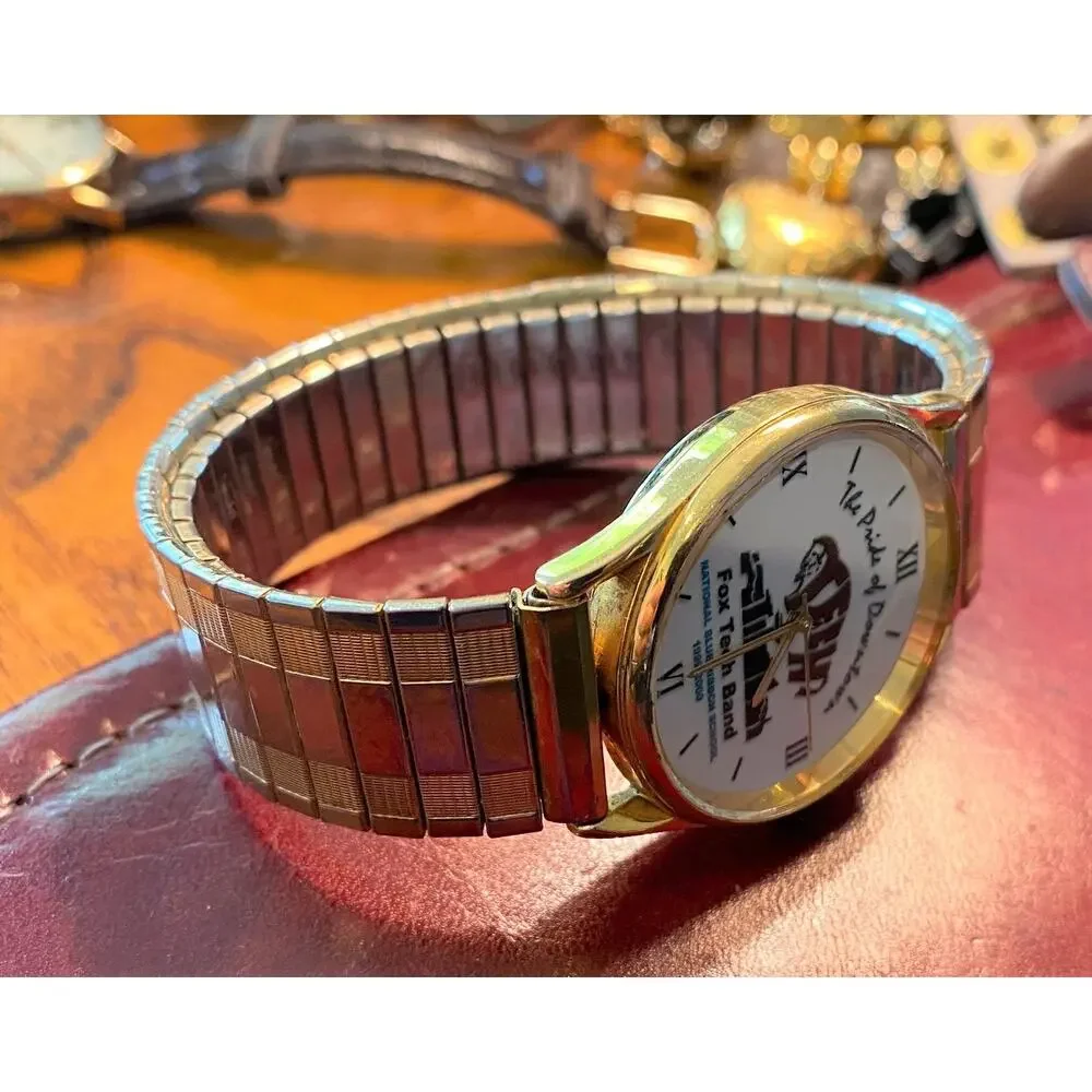 Unisex Perfect Timing Watch, Fox Tech Band, 1999-2000, New Battery